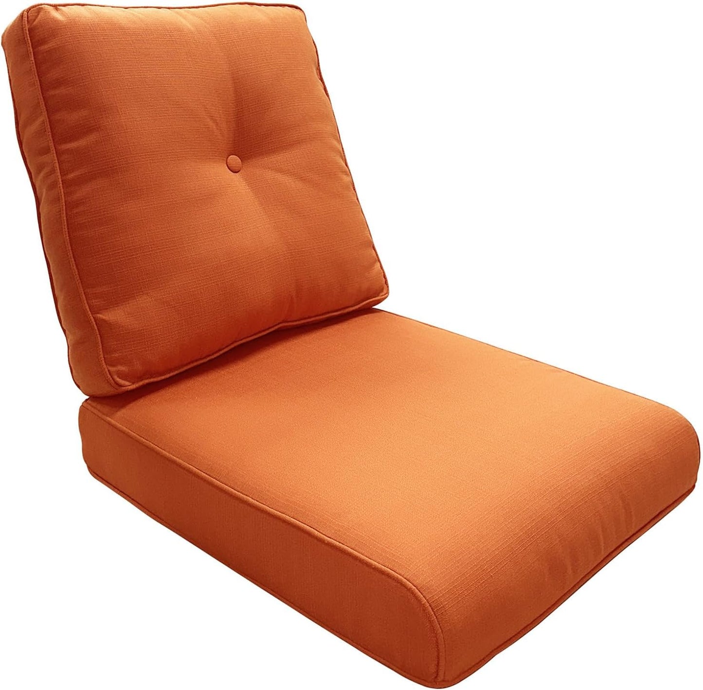 Outdoor Chair Cushions 5 Sets - 22 * 24" Patio Furniture Cushions with Removable Cover, 28D High Density Sponge Filling Outdoor Patio Cushions for Chairs, Rocker, Sofa and Loveseat - Grey