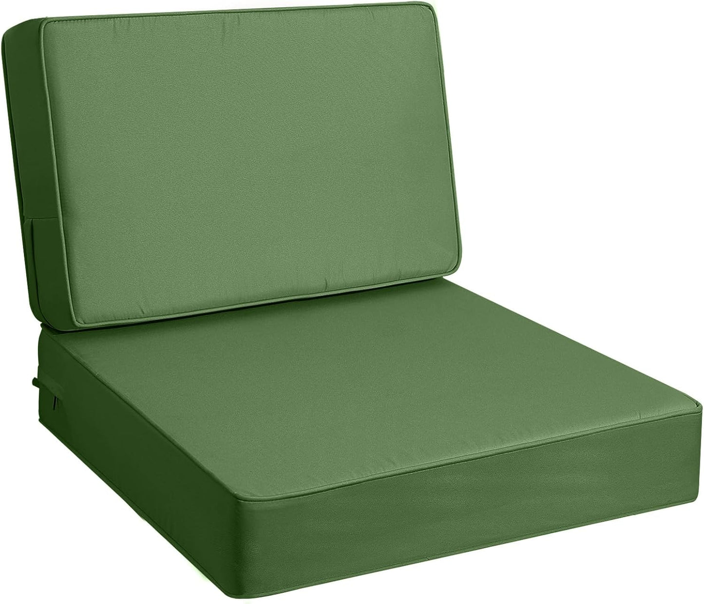 AAAAAcessories Outdoor Deep Seat Cushions, Foam Pillow, Waterproof, Fade-Resistant Patio Furniture Replacement Cushions, 24" x 24" x 5", Set of 4, Navy Blue