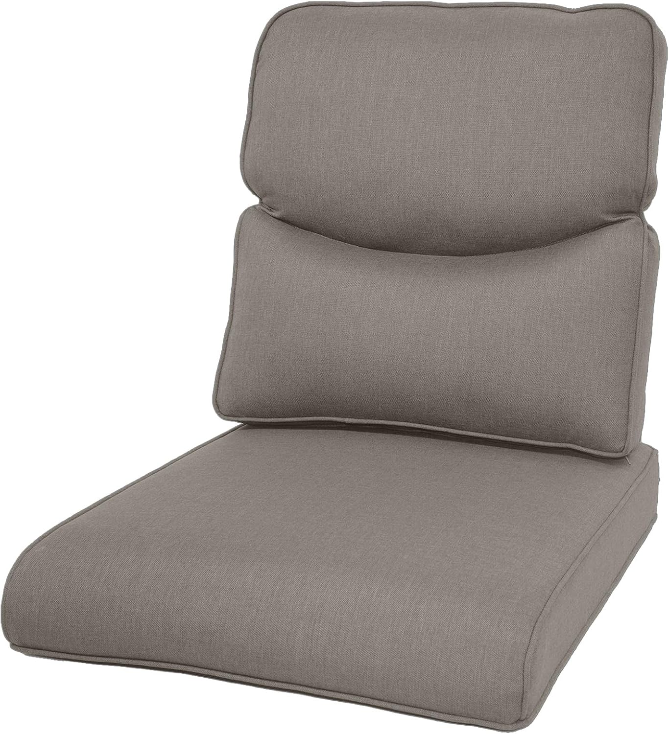 Outdoor Chair Cushions 5 Sets - 22 * 24" Patio Furniture Cushions with Removable Cover, 28D High Density Sponge Filling Outdoor Patio Cushions for Chairs, Rocker, Sofa and Loveseat - Grey