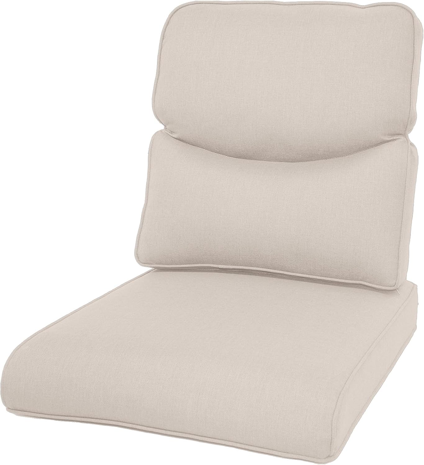 Outdoor Chair Cushions 5 Sets - 22 * 24" Patio Furniture Cushions with Removable Cover, 28D High Density Sponge Filling Outdoor Patio Cushions for Chairs, Rocker, Sofa and Loveseat - Grey
