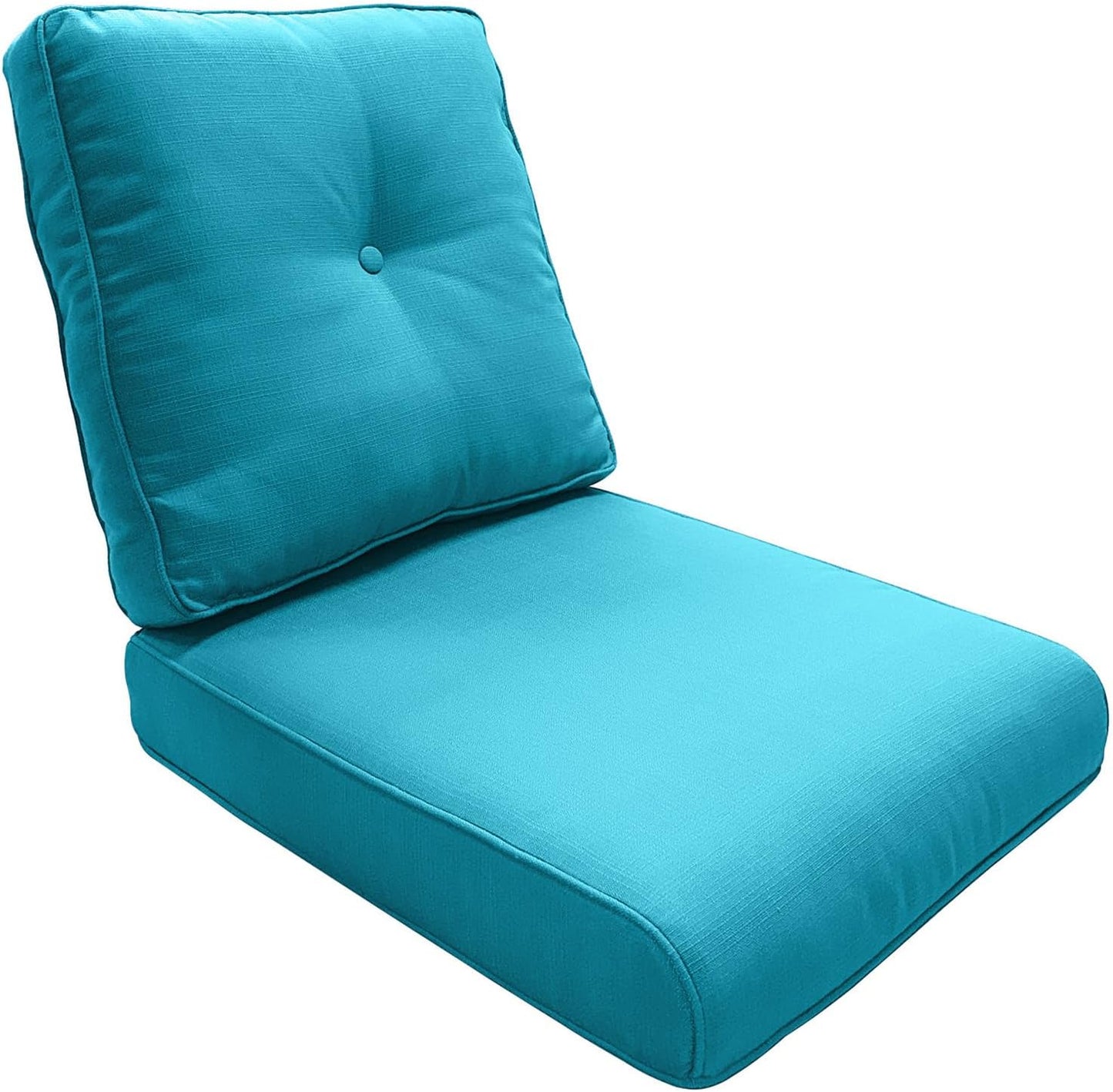 Outdoor Chair Cushions 5 Sets - 22 * 24" Patio Furniture Cushions with Removable Cover, 28D High Density Sponge Filling Outdoor Patio Cushions for Chairs, Rocker, Sofa and Loveseat - Grey