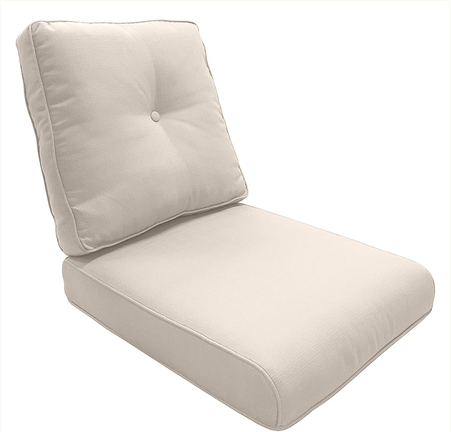 Outdoor Chair Cushions 5 Sets - 22 * 24" Patio Furniture Cushions with Removable Cover, 28D High Density Sponge Filling Outdoor Patio Cushions for Chairs, Rocker, Sofa and Loveseat - Grey