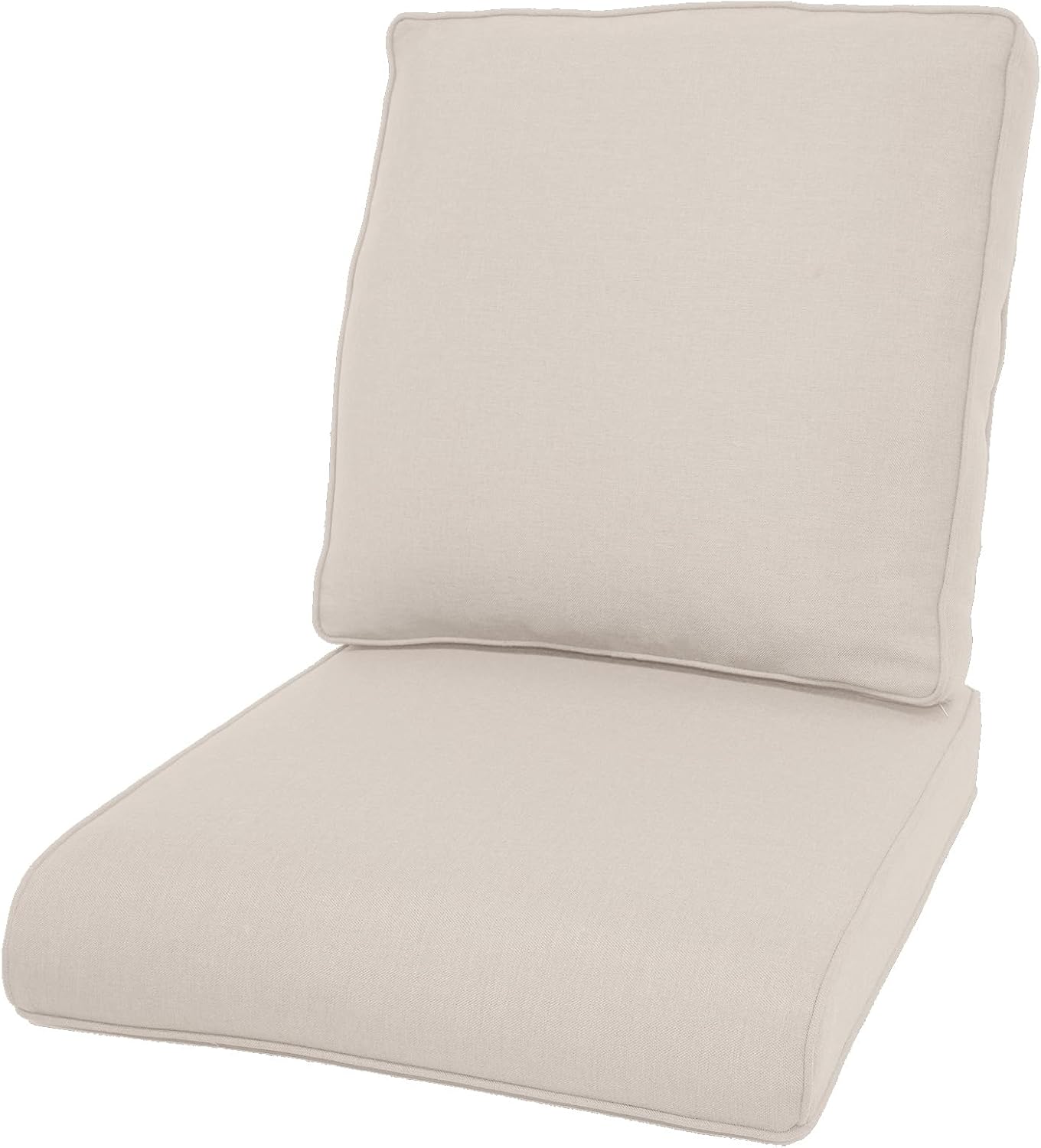 Outdoor Chair Cushions 5 Sets - 22 * 24" Patio Furniture Cushions with Removable Cover, 28D High Density Sponge Filling Outdoor Patio Cushions for Chairs, Rocker, Sofa and Loveseat - Grey