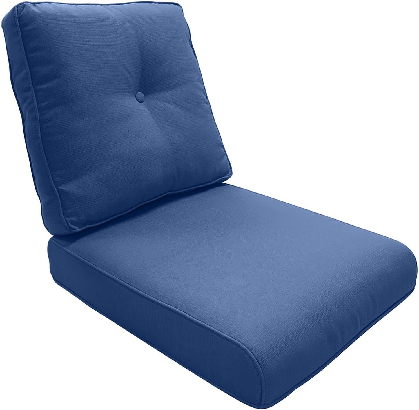 Outdoor Chair Cushions 5 Sets - 22 * 24" Patio Furniture Cushions with Removable Cover, 28D High Density Sponge Filling Outdoor Patio Cushions for Chairs, Rocker, Sofa and Loveseat - Grey