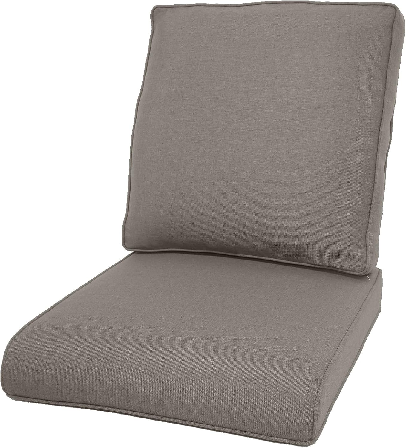 Outdoor Chair Cushions 5 Sets - 22 * 24" Patio Furniture Cushions with Removable Cover, 28D High Density Sponge Filling Outdoor Patio Cushions for Chairs, Rocker, Sofa and Loveseat - Grey