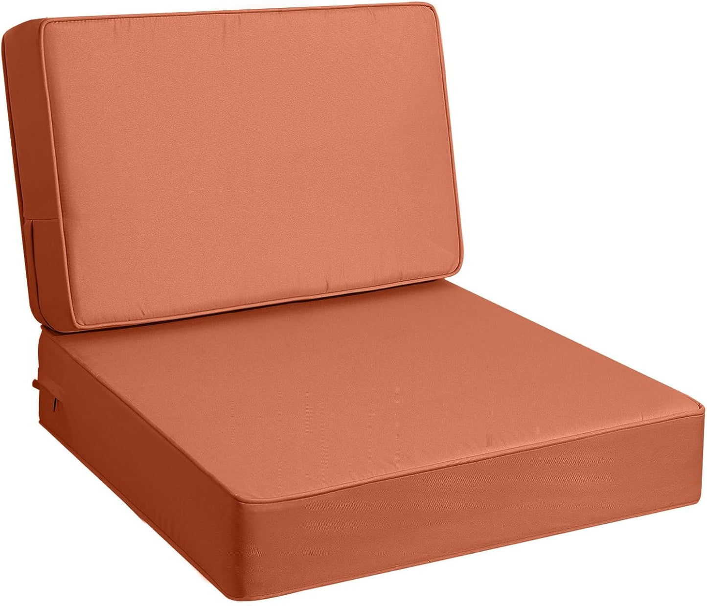 AAAAAcessories Outdoor Deep Seat Cushions, Foam Pillow, Waterproof, Fade-Resistant Patio Furniture Replacement Cushions, 24" x 24" x 5", Set of 4, Navy Blue