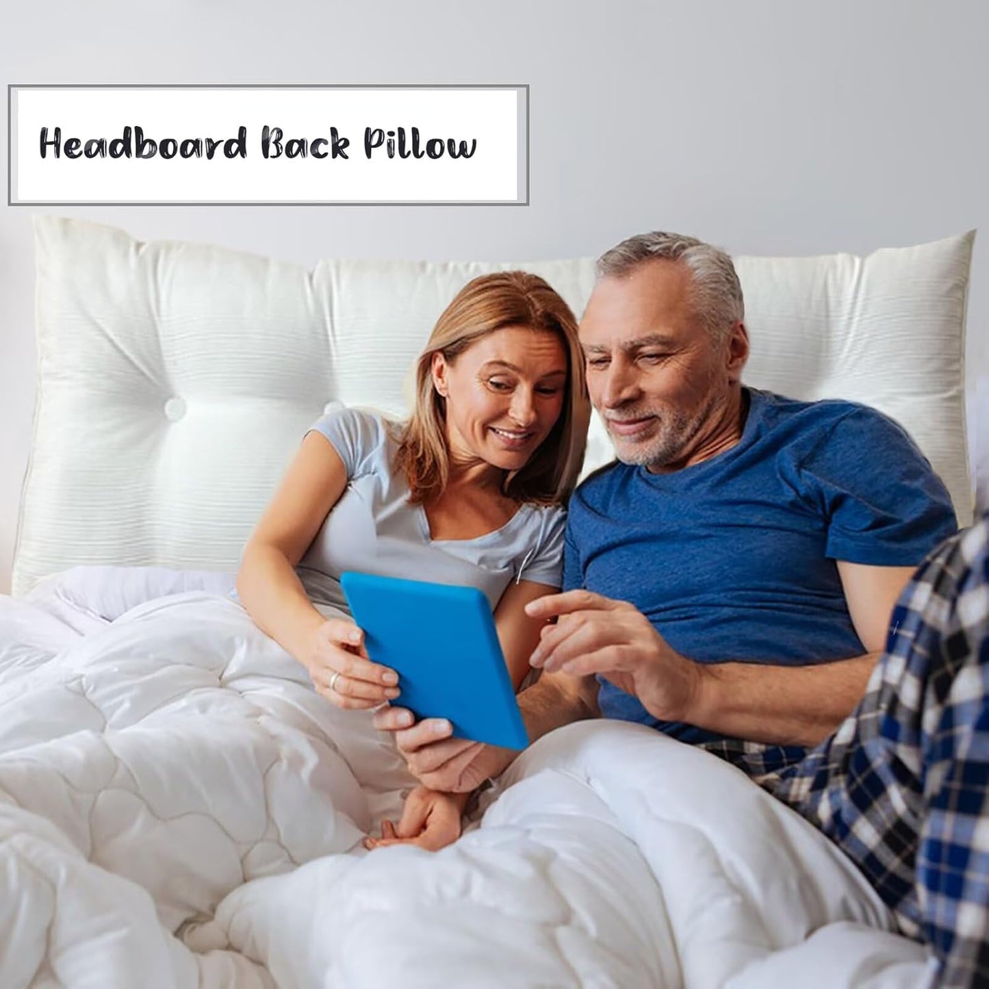 Large Bed Wedge Headboard Pillow Twin College Dorm Reading Pillow White Back Support Corduroy Triangular Lumbar Pillow Body Positioning Bed Pillow for Day Bed Bunk Bed