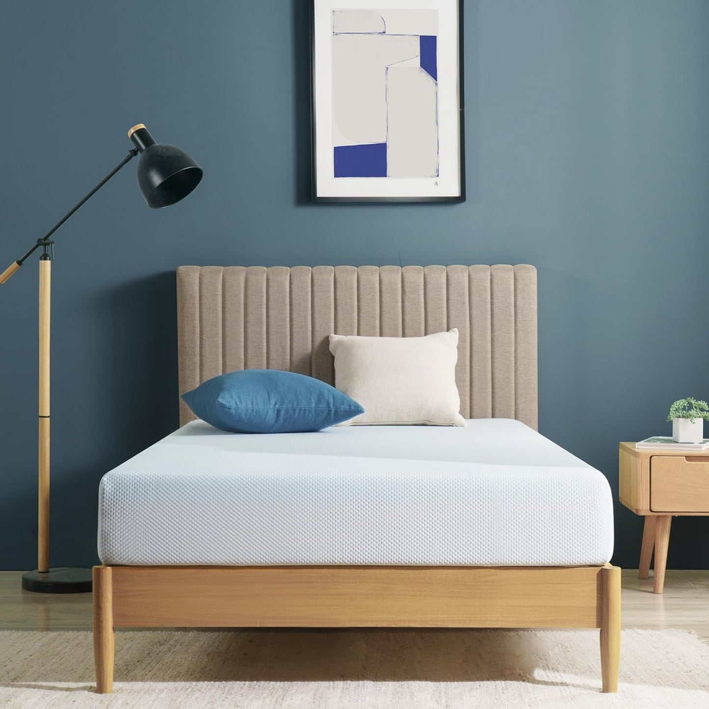 ZINUS 6 Inch Green Tea Cooling Memory Foam Mattress [New Version], Queen, Fiberglass Free, Medium Firmness, Cooling Gel Foam, Certified Safe Foams & Fabric, Mattress in A Box