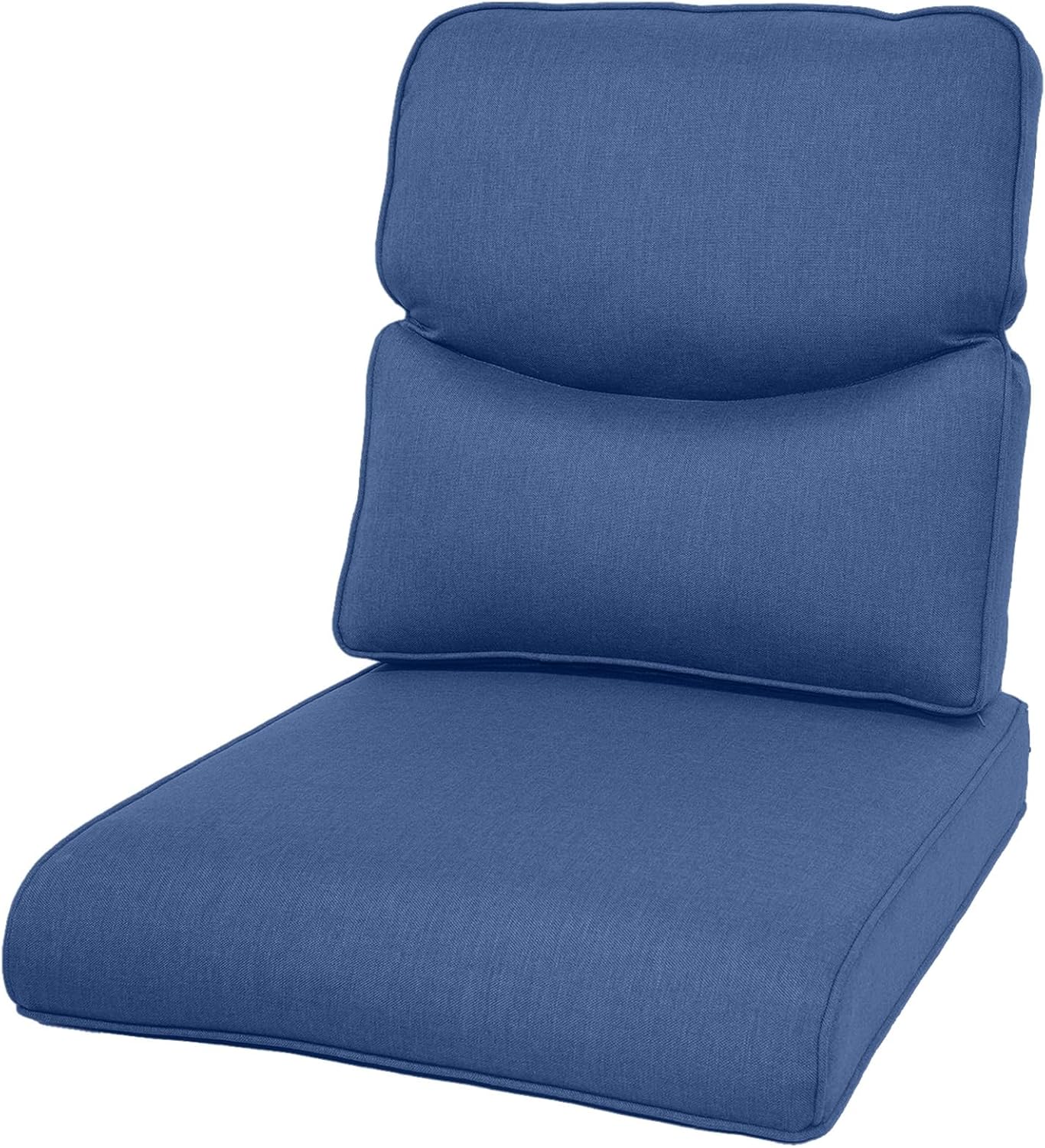 Outdoor Chair Cushions 5 Sets - 22 * 24" Patio Furniture Cushions with Removable Cover, 28D High Density Sponge Filling Outdoor Patio Cushions for Chairs, Rocker, Sofa and Loveseat - Grey