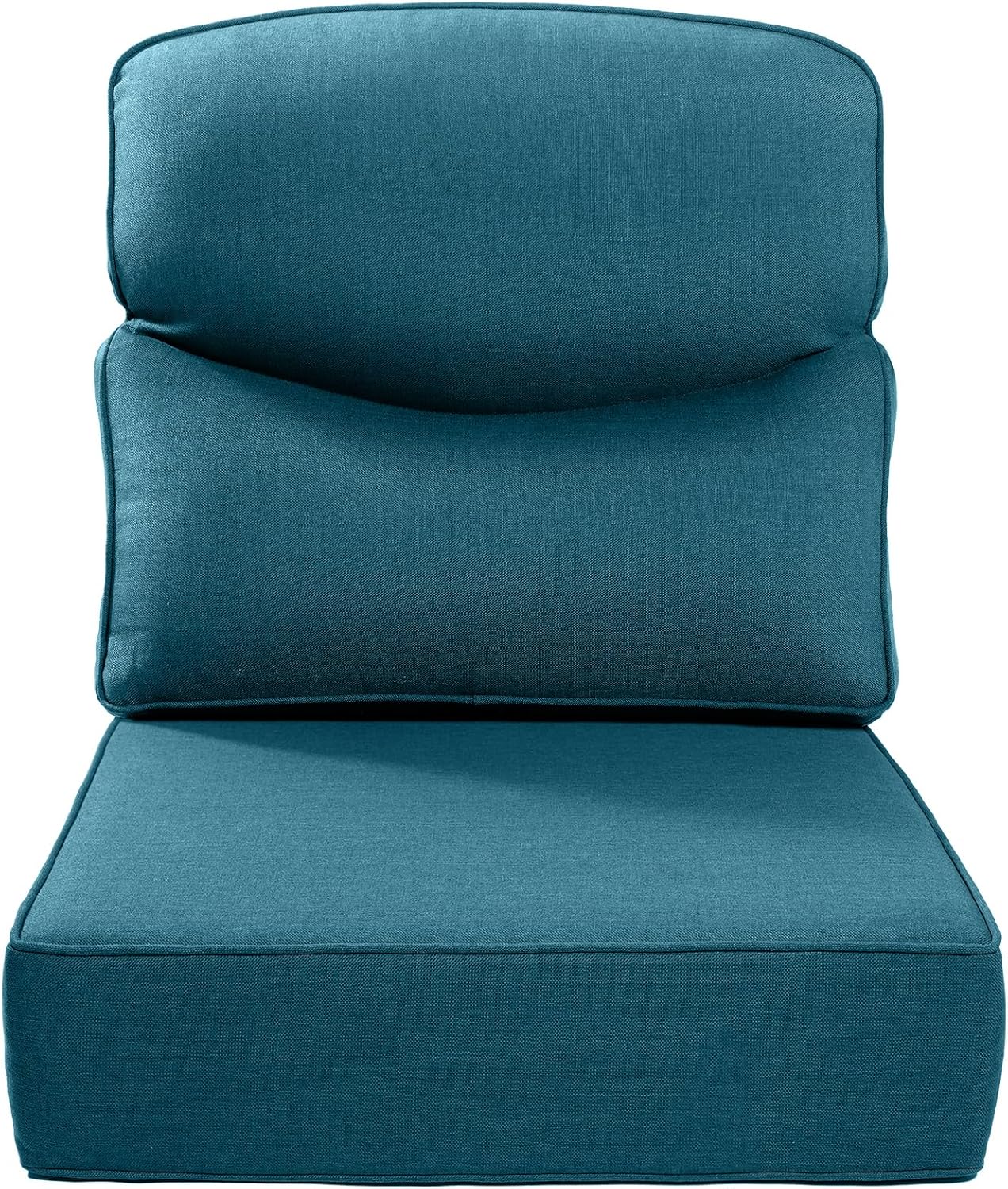 Luxury 24x24x6 Outdoor Chair Cushions Set of 4 - Heavy Duty Water-Resistant Comfortable Cushion for Patio Furniture Set Dining Gliding Rocking Chairs Loveseat L-Shape Sofa - Beige