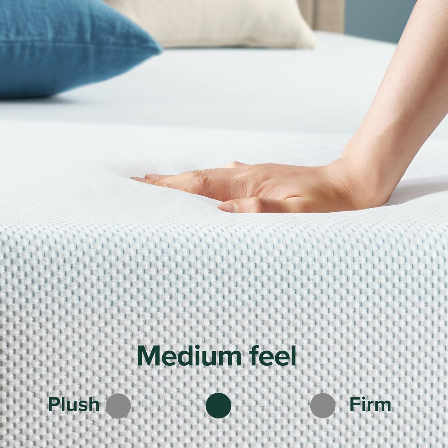 ZINUS 6 Inch Green Tea Cooling Memory Foam Mattress [New Version], Queen, Fiberglass Free, Medium Firmness, Cooling Gel Foam, Certified Safe Foams & Fabric, Mattress in A Box