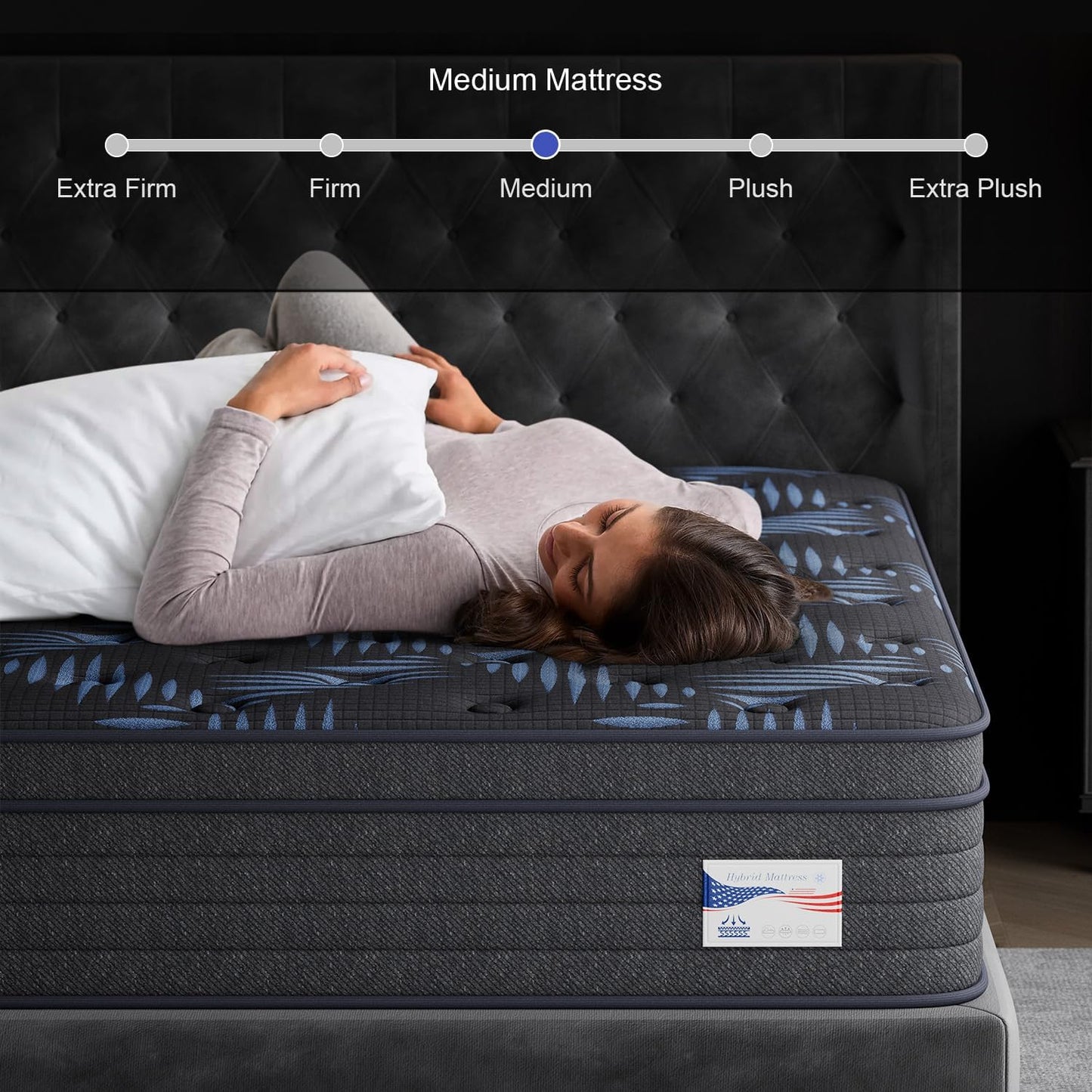 Queen Mattress, 10 Inch Premium Hybrid Mattress with Advanced Pocket Spring Technology,Optimal Spinal Support,Pain Relief and Motion Isolation,365 Night Trial - Forever Warranty,CertiPUR-US